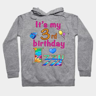 its my 3rd birthday izzy Hoodie